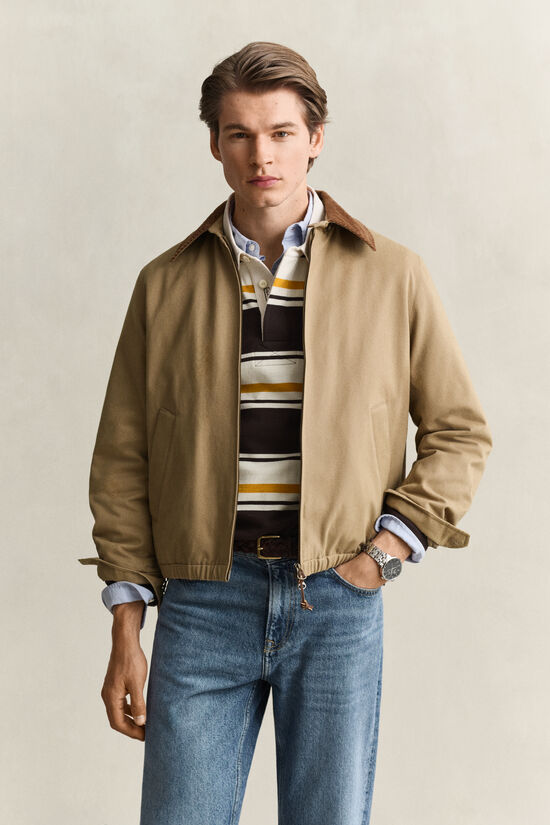Veste Harrington en moleskine