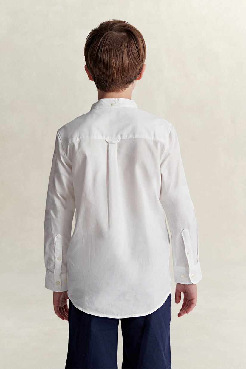 Chemise en coton Oxford Shield Ado Gar&ccedil;on