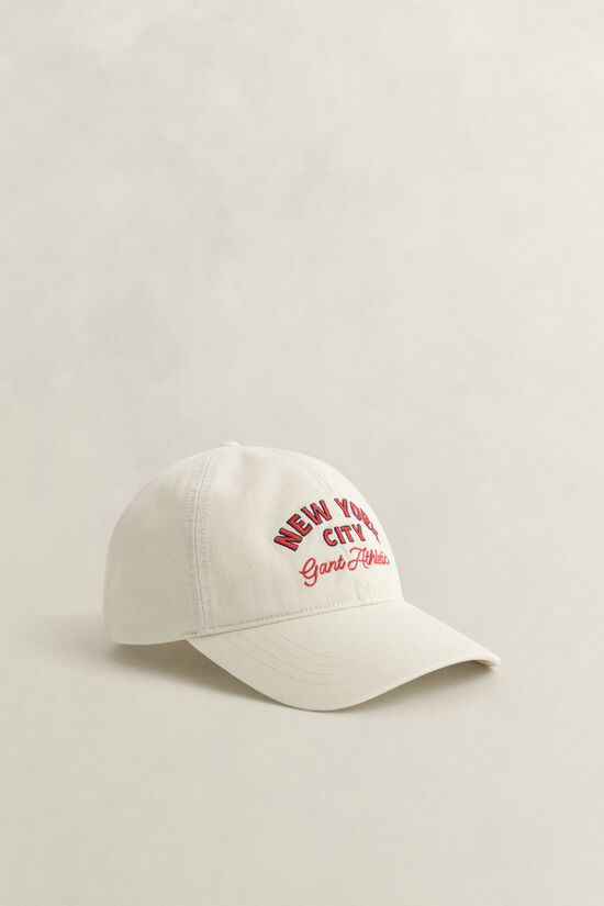 Casquette en serg&eacute; de coton avec logo