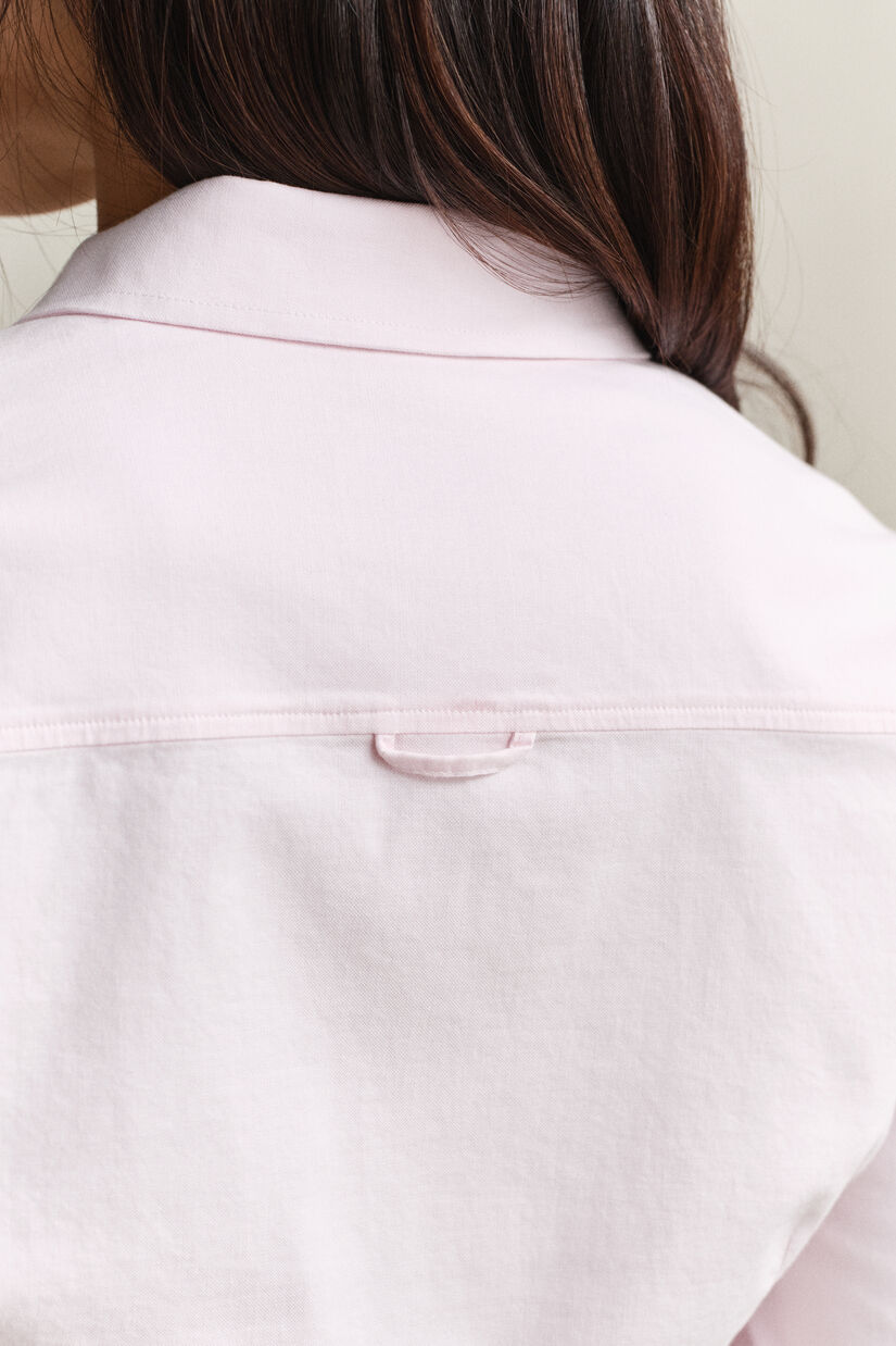 Chemise slim en coton Oxford classique extensible