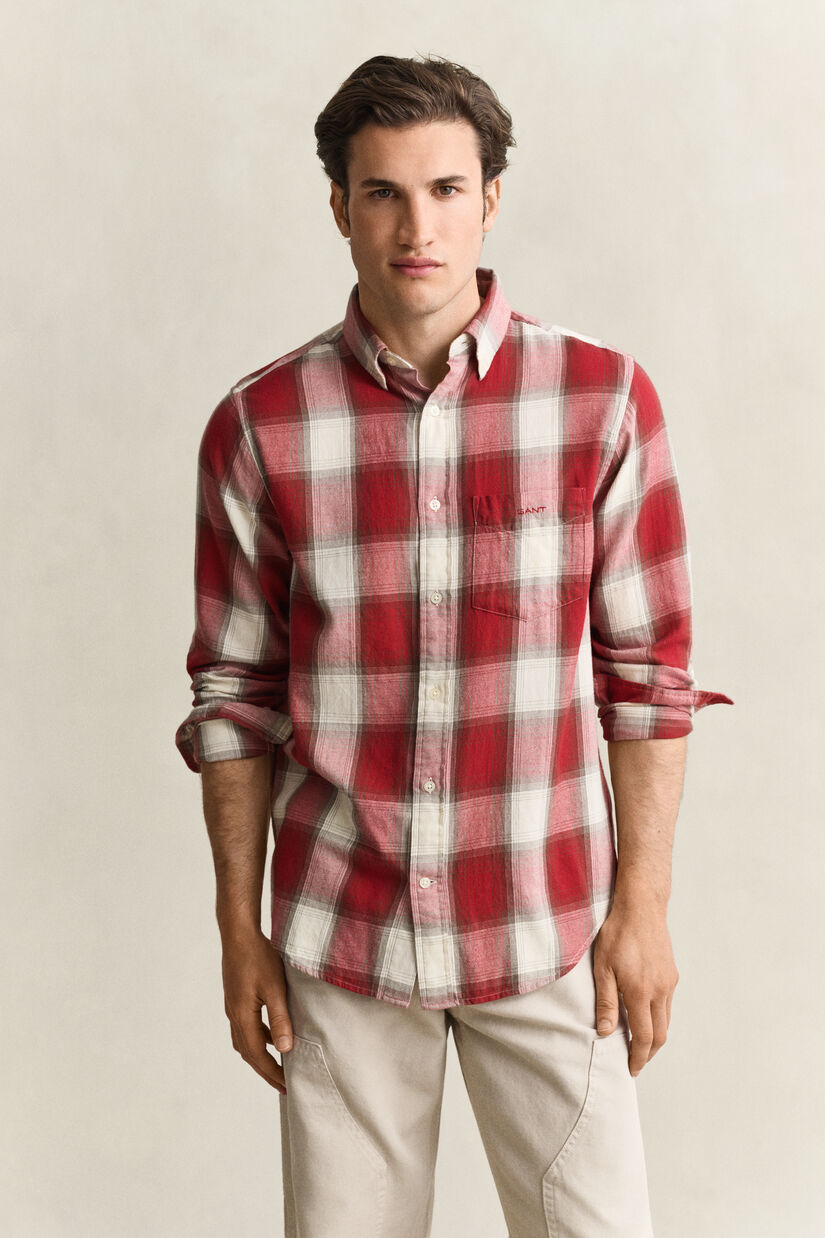 Chemise en flanelle &agrave; carreaux Windblown