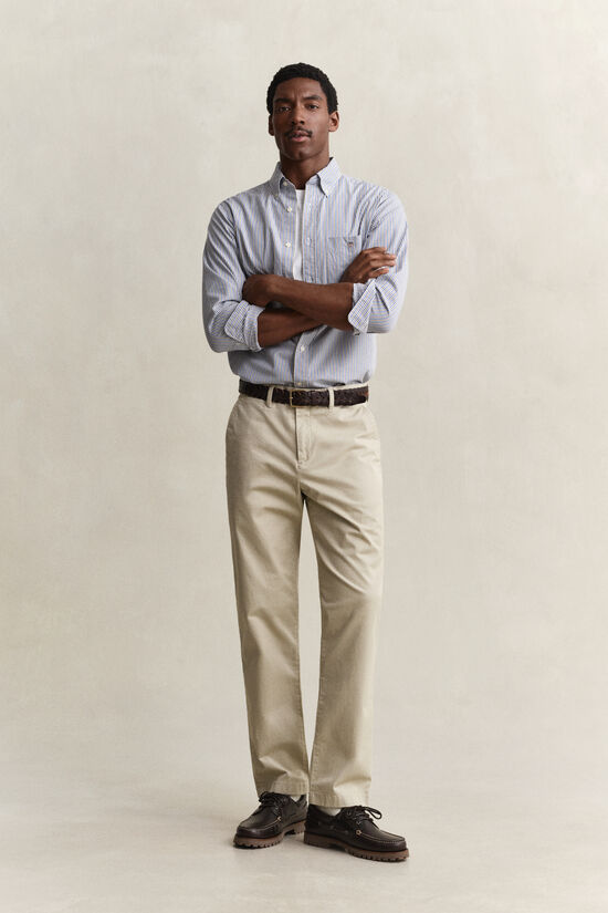 Pantalon chino classique coupe regular