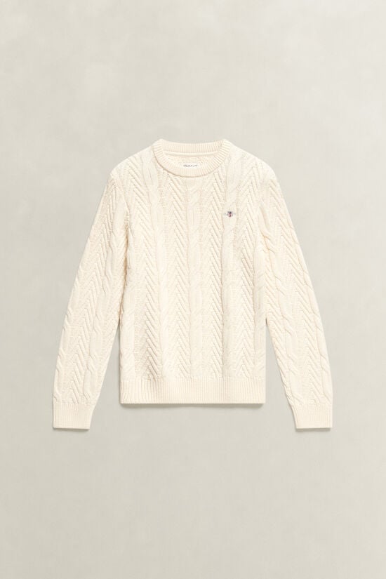Pull en maille torsad&eacute;e Gar&ccedil;on