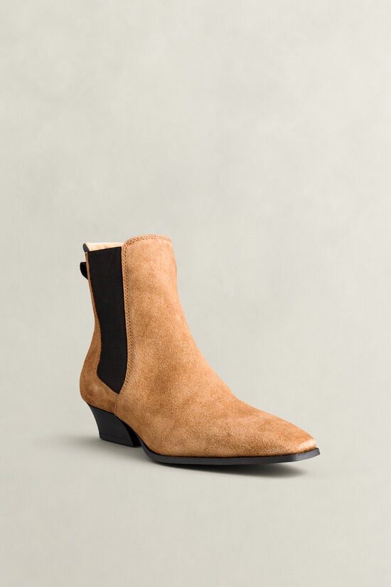 Bottines Chelsea en daim Bassotte