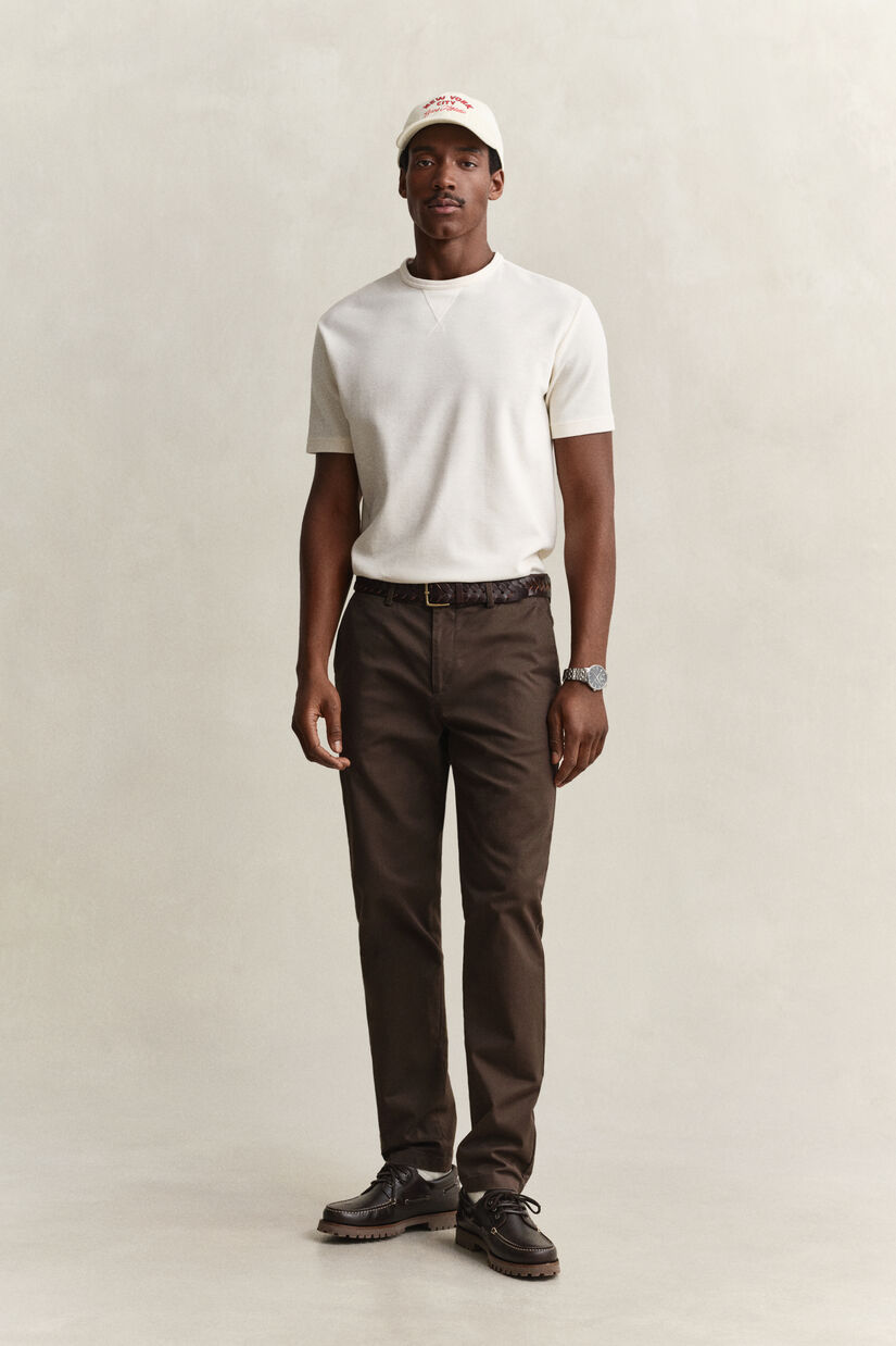 Pantalon chino slim &eacute;l&eacute;gant