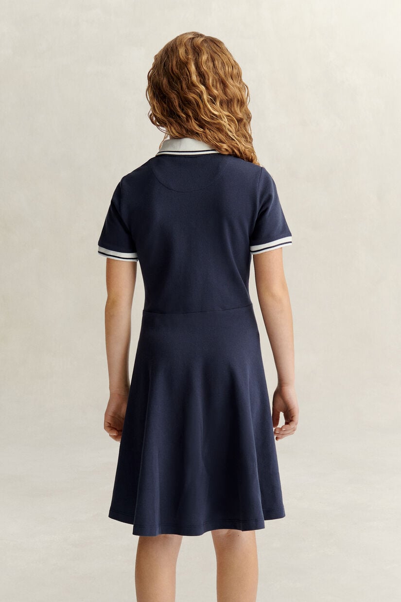 Robe-polo avec &eacute;cusson Ado Fille