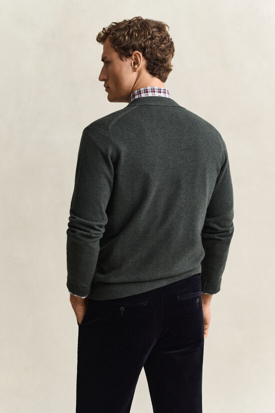 Cardigan col V en laine d&rsquo;agneau
