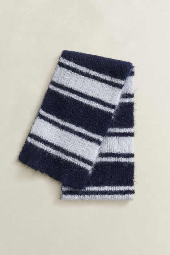 &Eacute;charpe en mohair &agrave; rayures