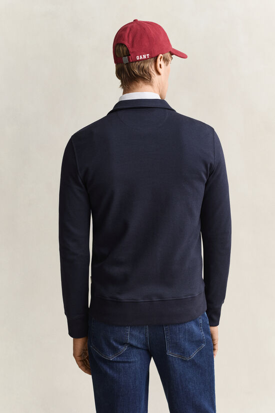 Sweat-shirt &agrave; demi-zip