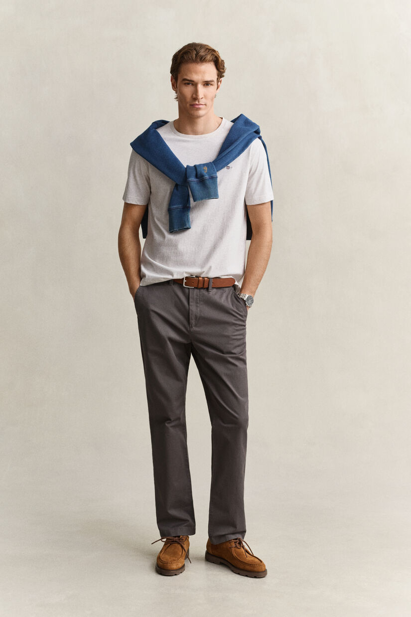 T-shirt regular avec &eacute;cusson