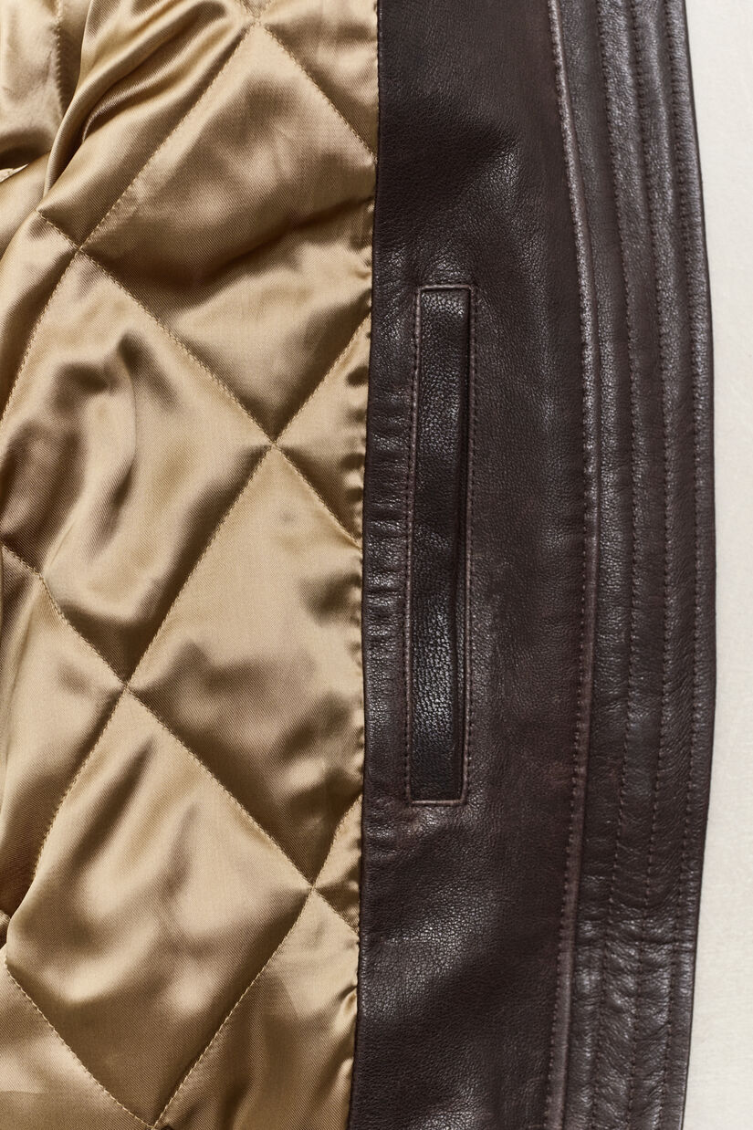 Blouson aviateur en cuir