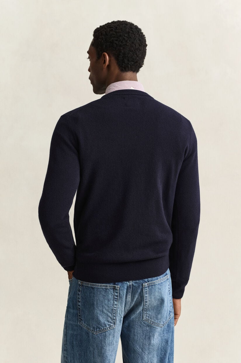 Pull col rond en laine d&rsquo;agneau