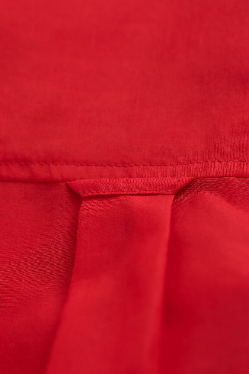 Chemise en coton et soie avec n&oelig;ud lavalli&egrave;re