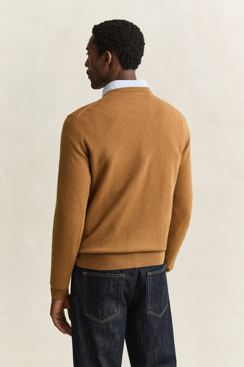Pull col rond en laine d&rsquo;agneau