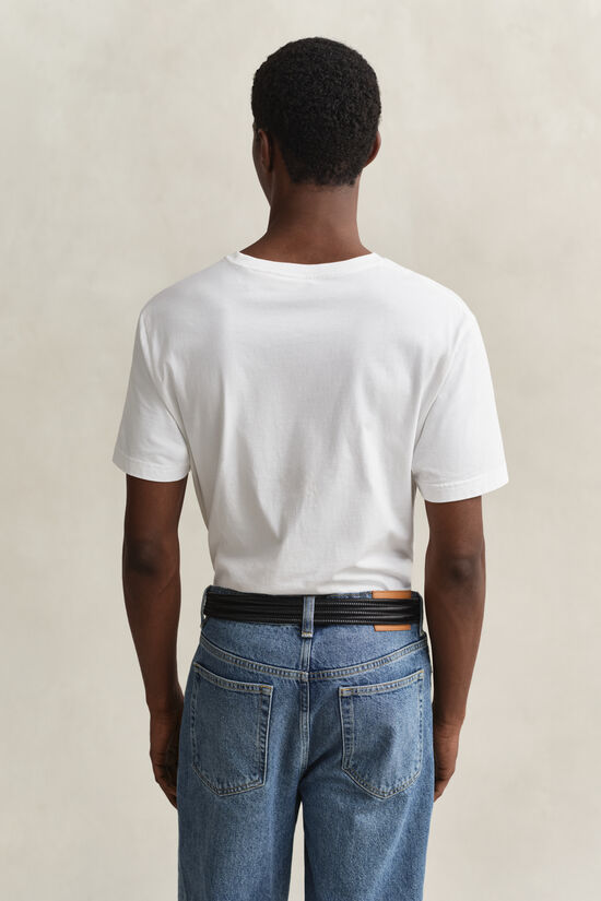 T-shirt regular avec &eacute;cusson
