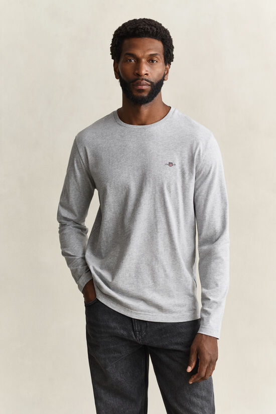 T-shirt &agrave; manches longues avec &eacute;cusson