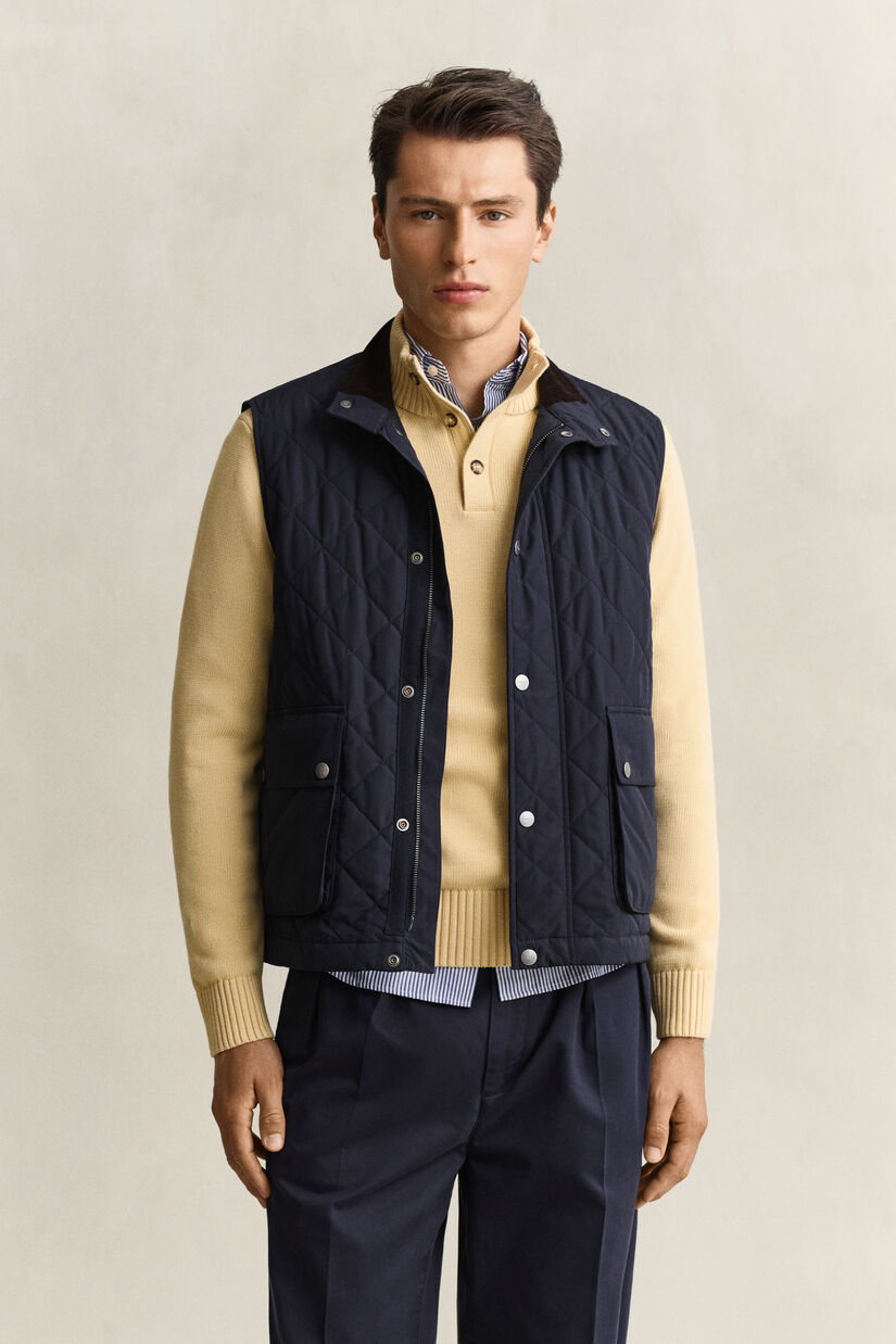 Veste sans manches matelass&eacute;e