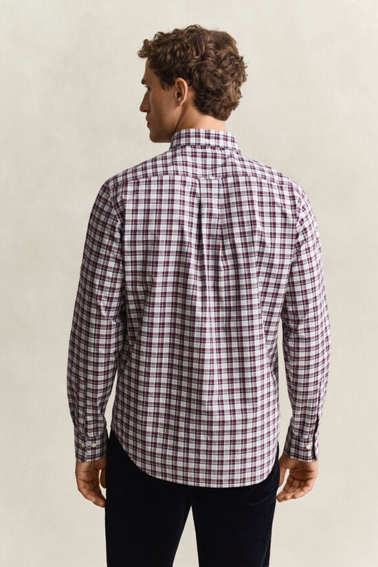 Chemise en popeline &agrave; carreaux