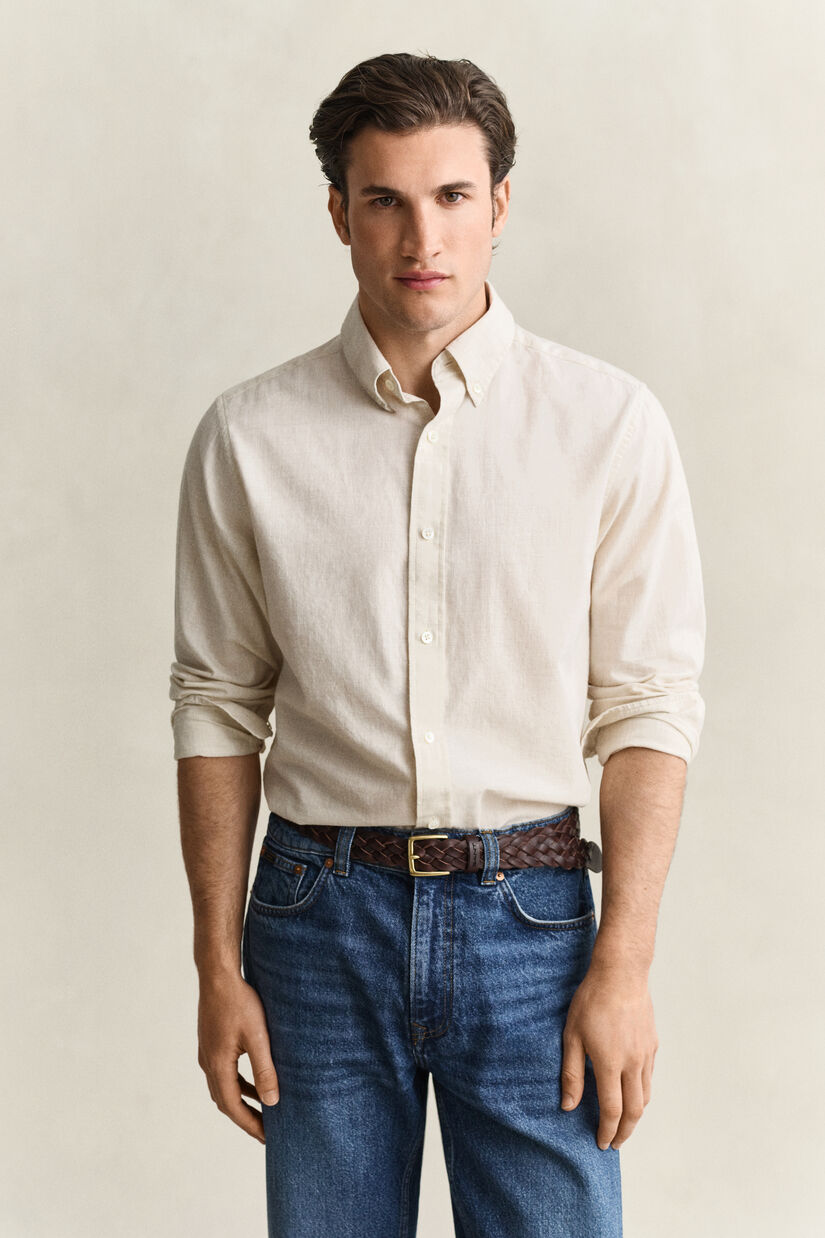 Chemise en coton et cachemire