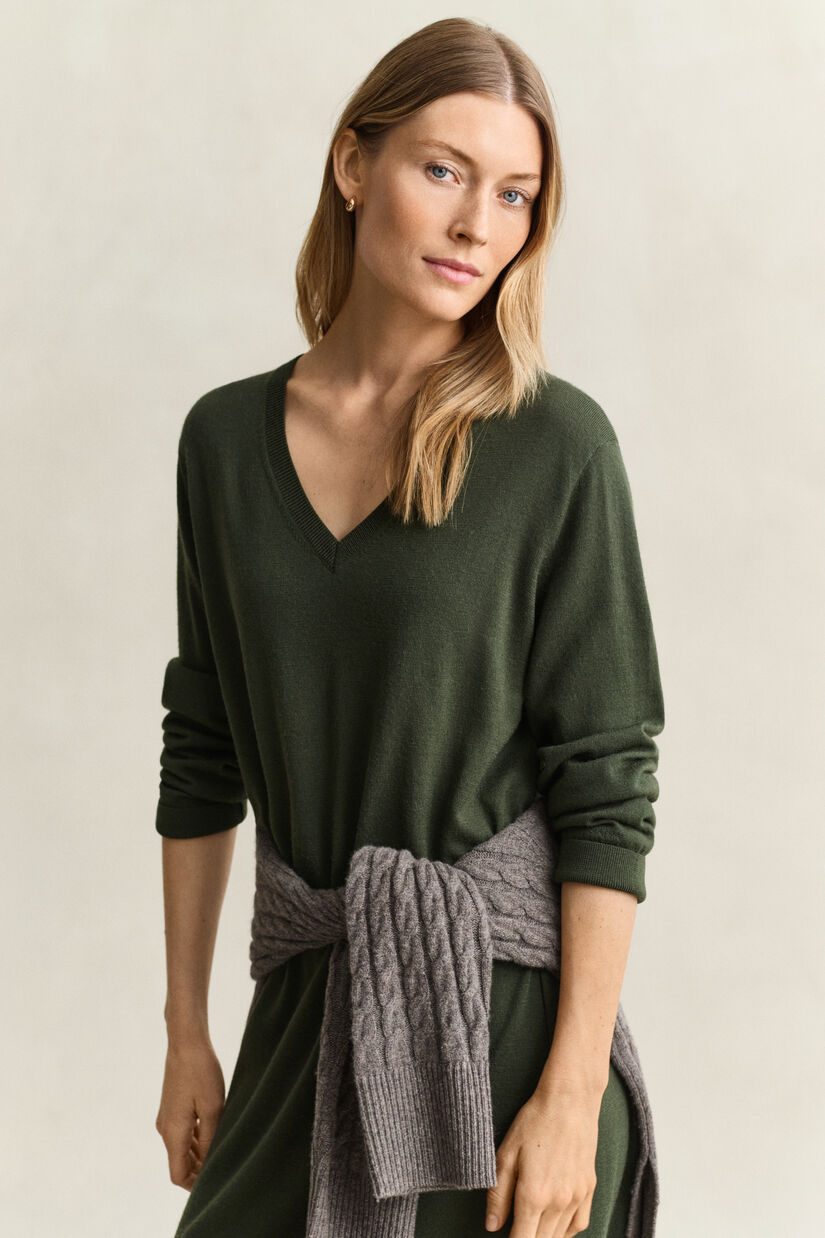 Robe en laine m&eacute;rinos extra-fine