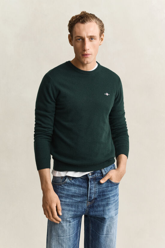 Pull col rond en laine d&rsquo;agneau