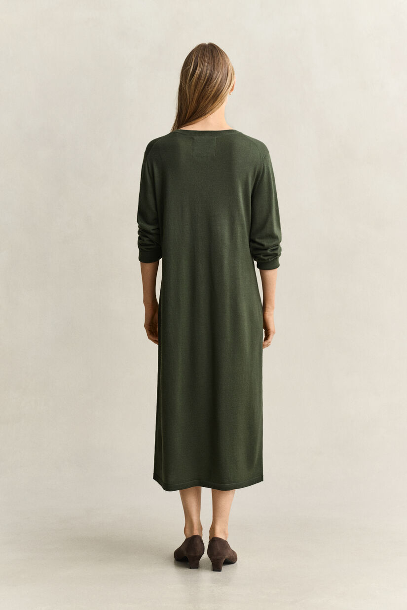 Robe en laine m&eacute;rinos extra-fine