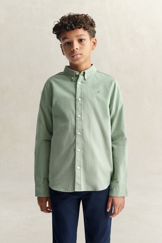 Chemise en coton Oxford Shield Ado Gar&ccedil;on