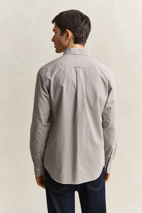Chemise vichy en popeline classique