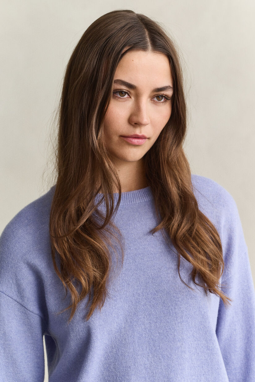 Pull col rond en laine d'agneau ultrafine