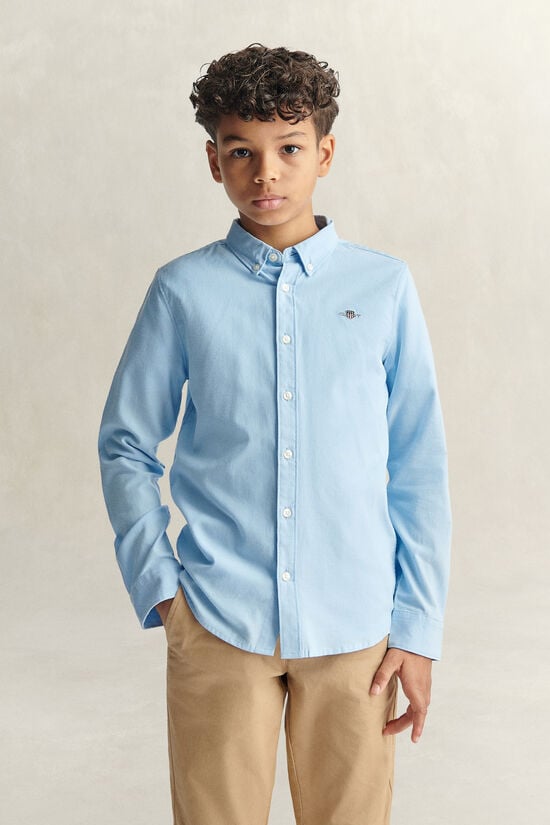 Chemise en coton Oxford Shield Ado Gar&ccedil;on
