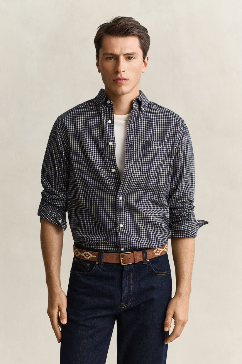 Chemise en flanelle &agrave; carreaux Windblown