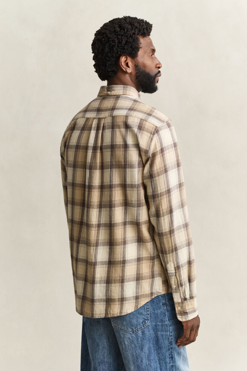 Chemise en flanelle &agrave; carreaux Windblown