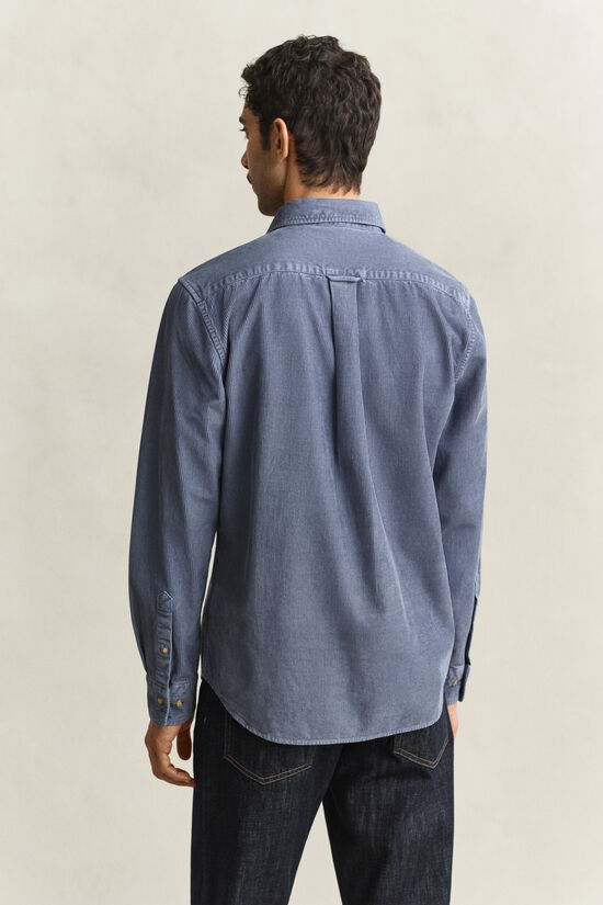 Chemise en velours c&ocirc;tel&eacute;