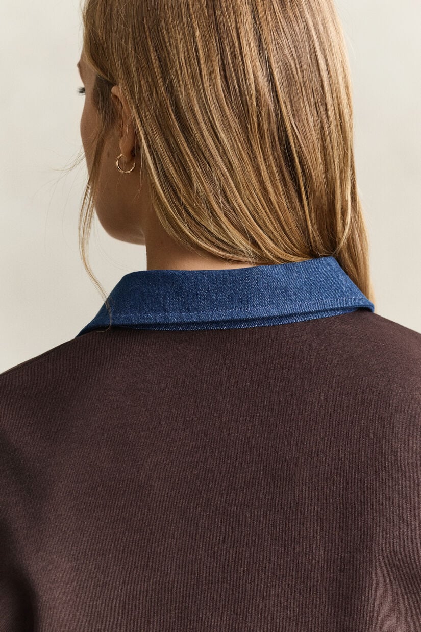 Heavy Rugger avec col en denim