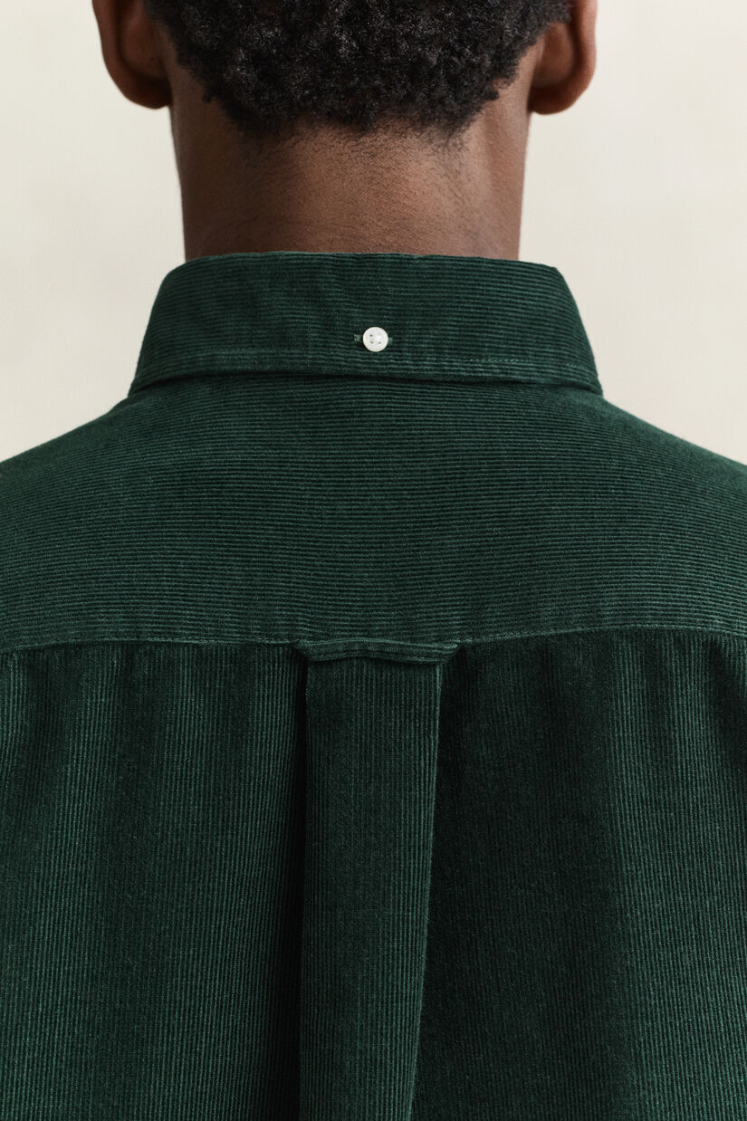 Chemise en velours c&ocirc;tel&eacute;