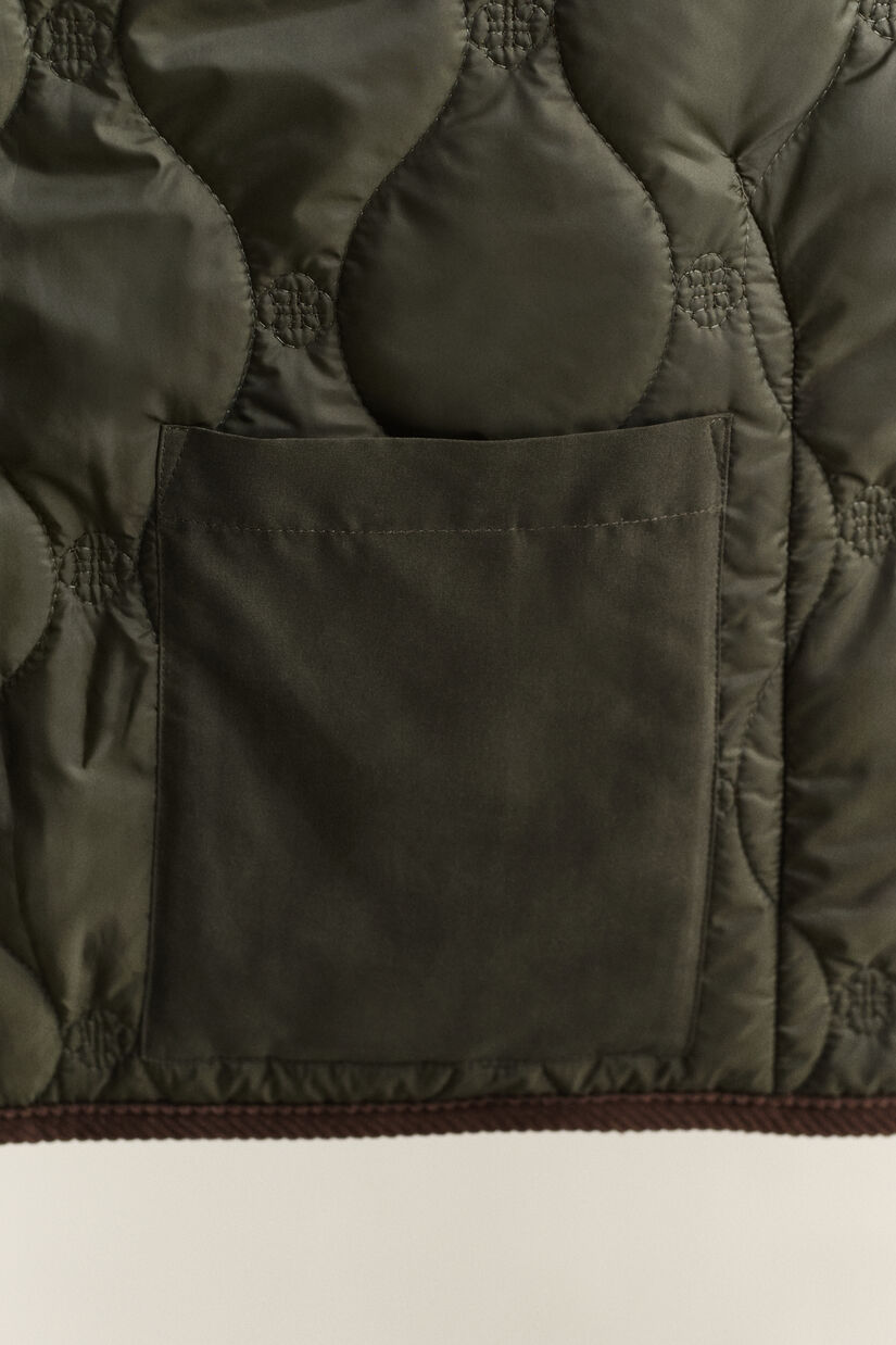 Veste matelass&eacute;e avec monogramme