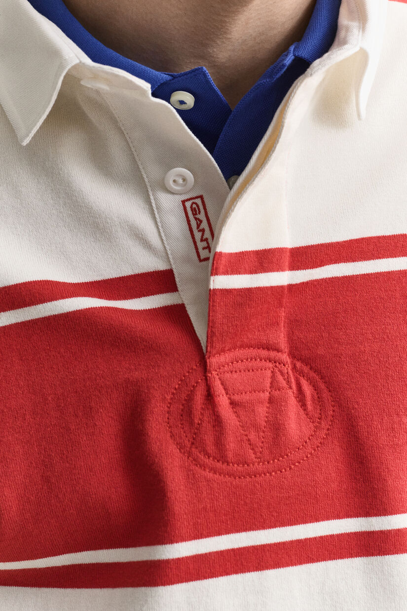Polo Rugger &agrave; rayures