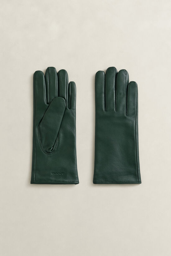 Gants en cuir doubl&eacute; de cachemire