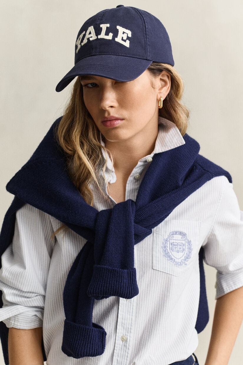 Chemise en coton Oxford &agrave; rayures Gant x Yale