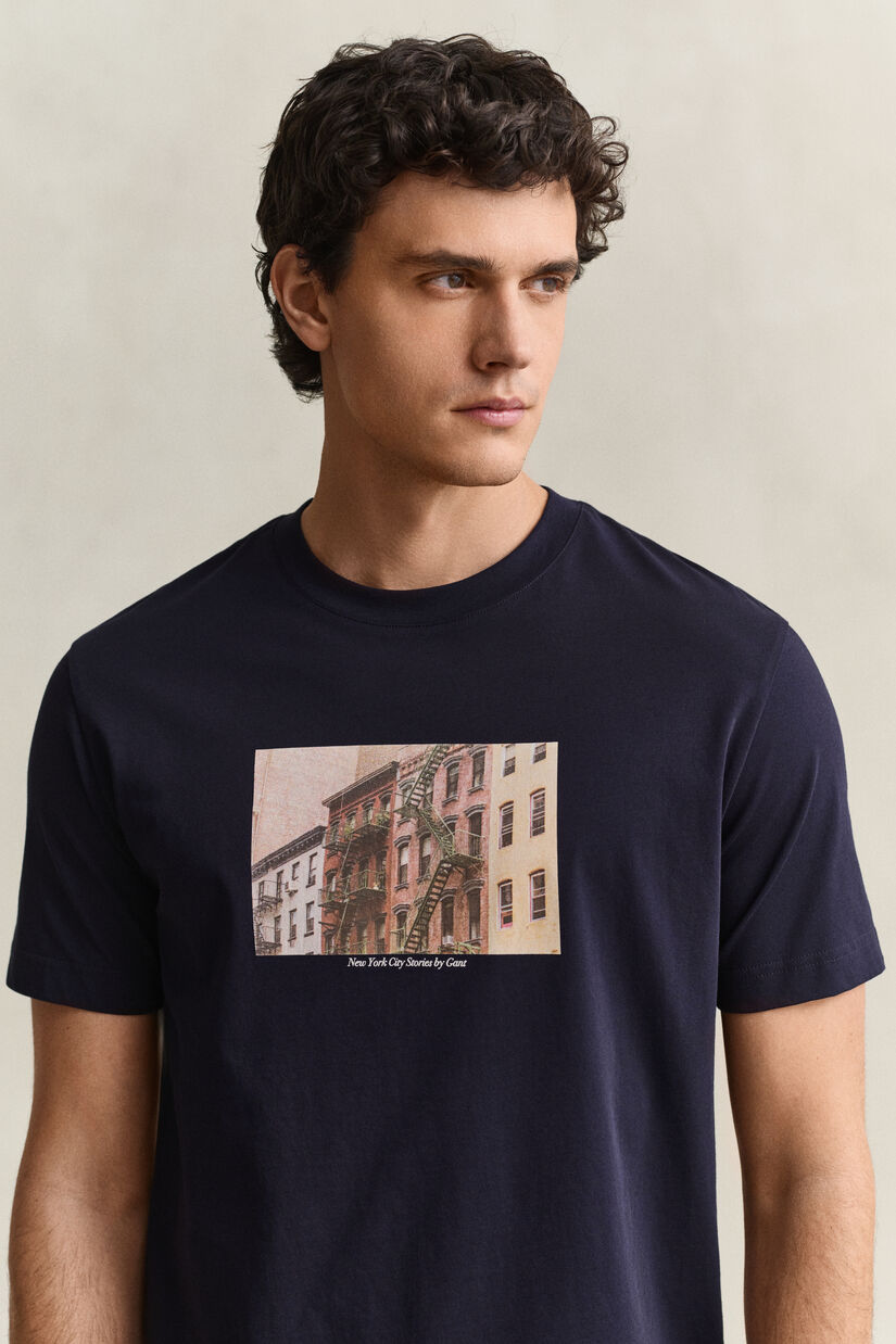 T-shirt &agrave; inscription saisonni&egrave;re