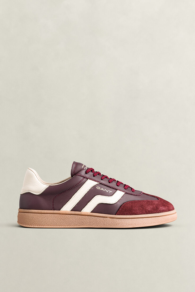 Baskets en cuir et daim Cuzmo