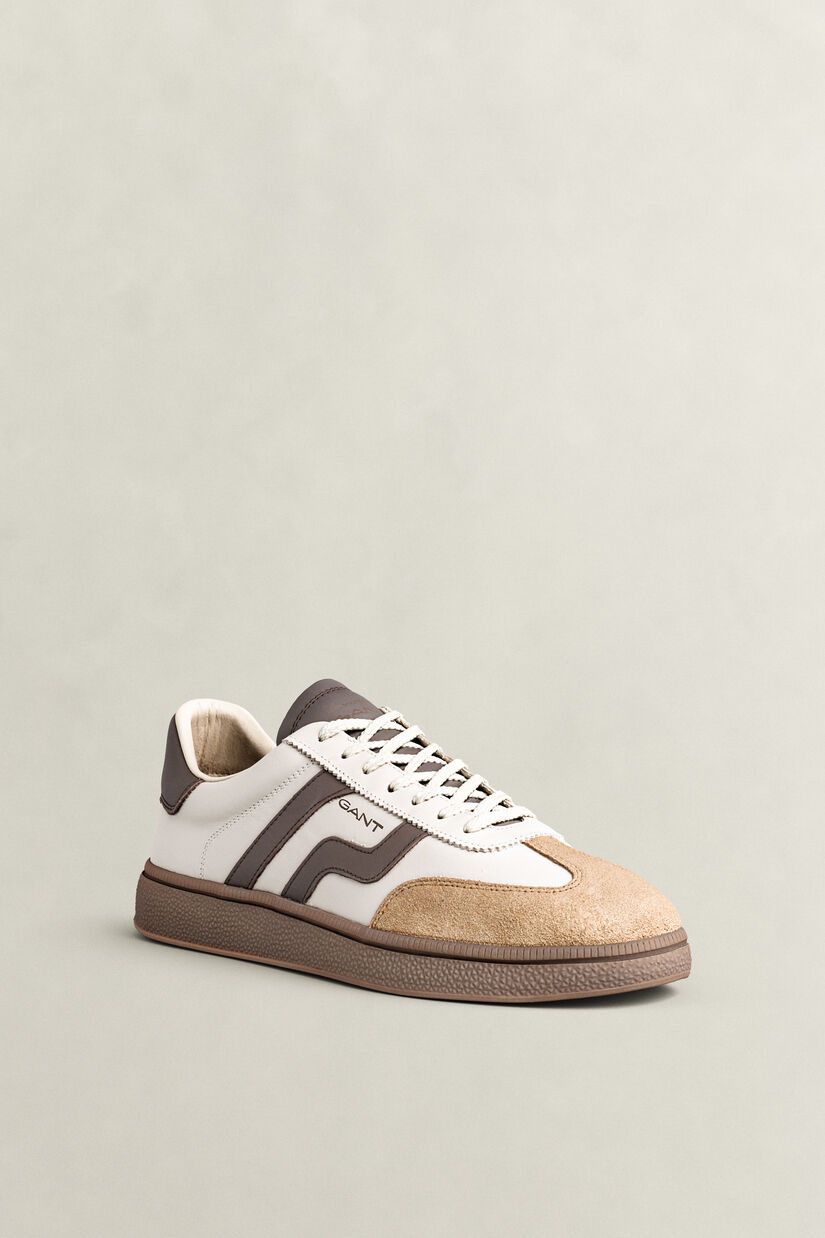 Baskets en cuir et daim Cuzmo