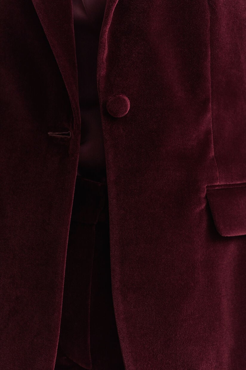 Veste blazer en velours