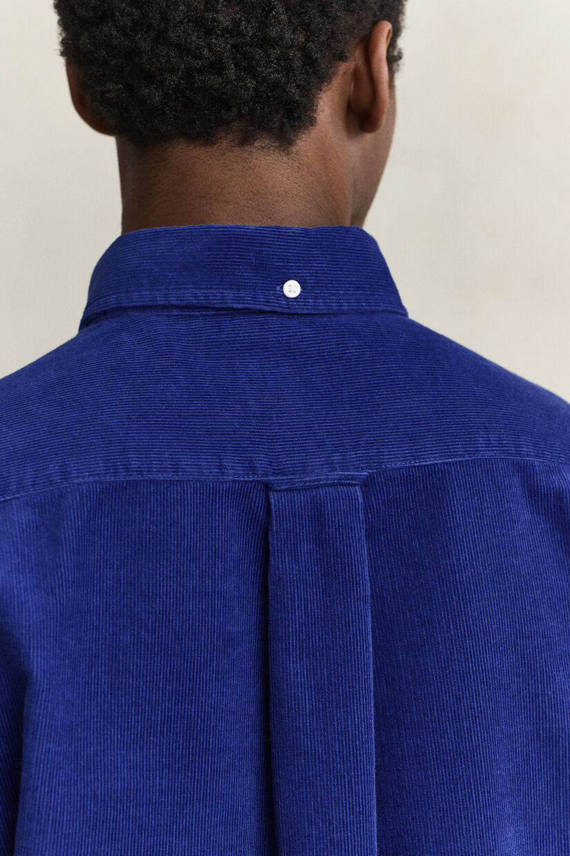 Chemise en velours c&ocirc;tel&eacute;