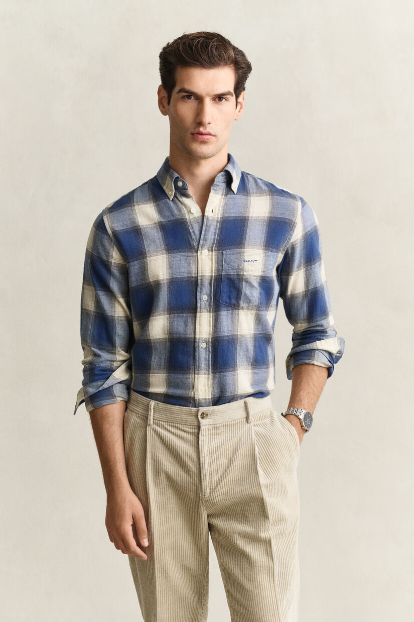 Chemise en flanelle &agrave; carreaux Windblown