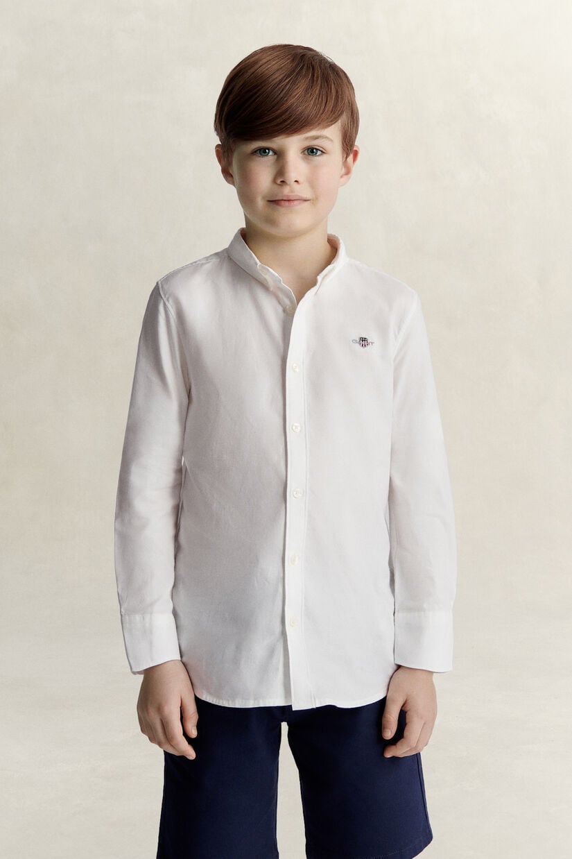 Chemise en coton Oxford Shield Ado Gar&ccedil;on