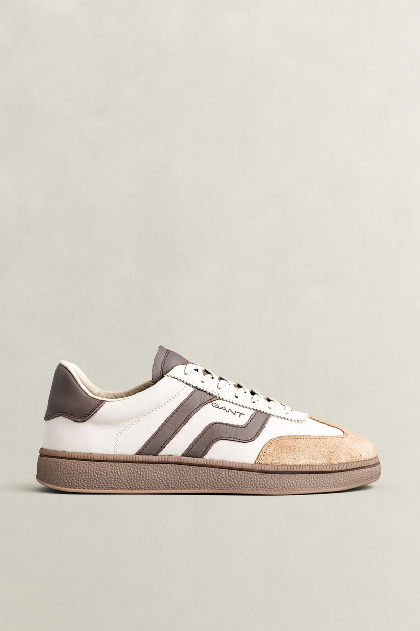 Baskets en cuir et daim Cuzmo