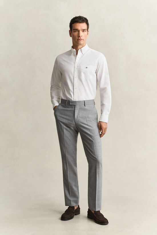 Pantalon de costume &agrave; rayures tennis