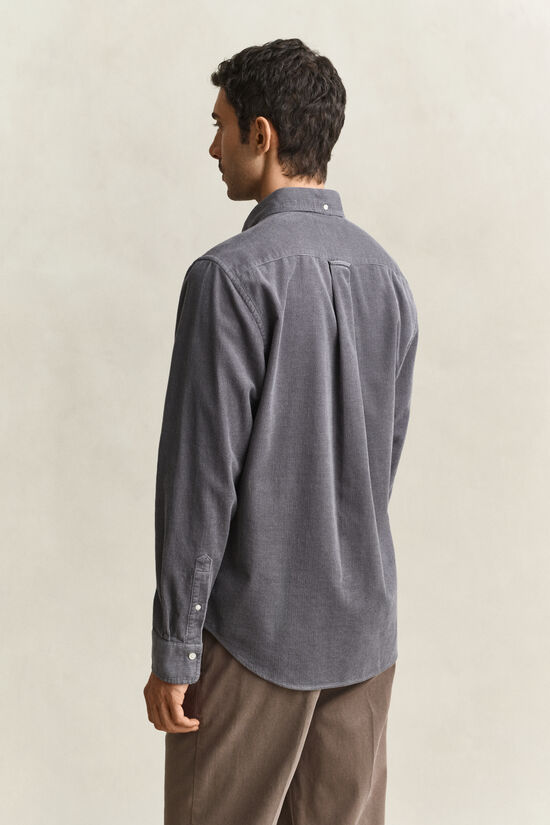 Chemise en velours c&ocirc;tel&eacute;