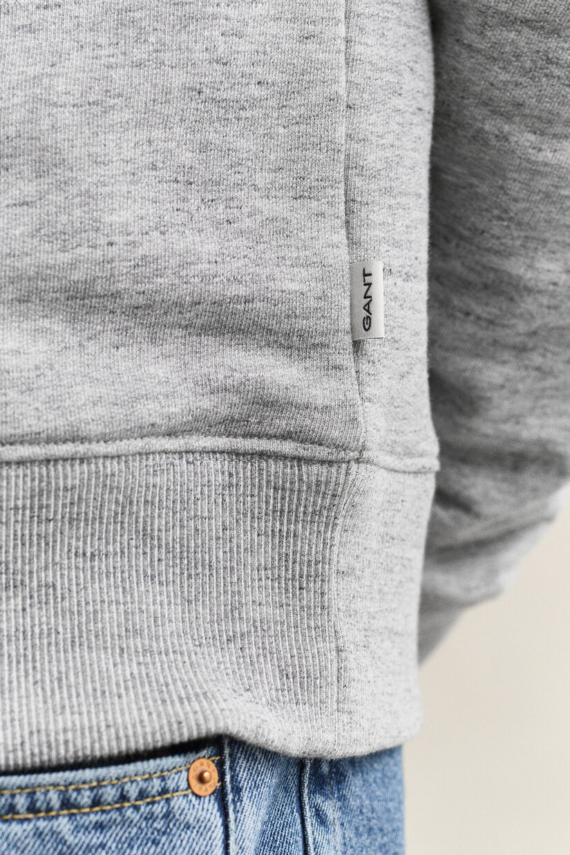Sweat-shirt col rond chin&eacute;